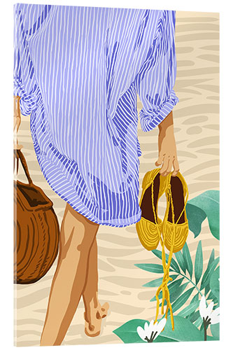 Acrylic print I Followed my Heart and it led me to the Beach
