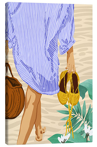 Lienzo I Followed my Heart and it led me to the Beach
