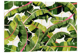 Foam board print Banana Leaf Salad