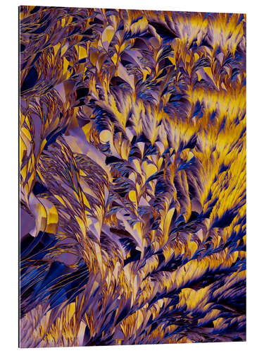 Gallery print Colorful crystals acid mixture