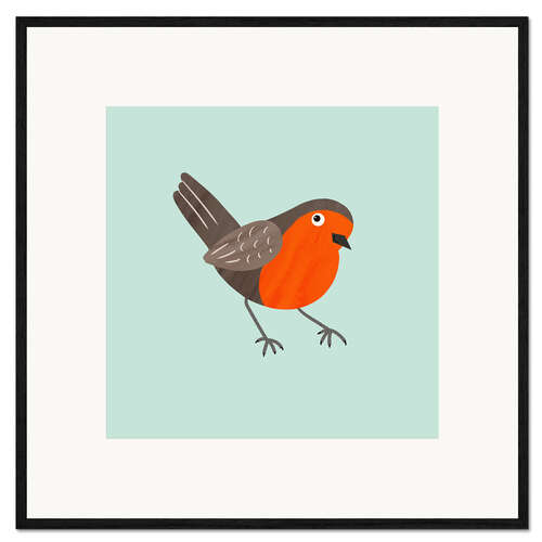Framed art print Robin