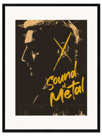 Kunsttryk i ramme Sound of Metal