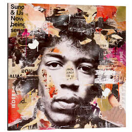 Magnettafel Jimi Hendrix