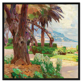 Gerahmter Kunstdruck An der Côte d'Azur