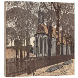 Holzbild Kirch St. Michael in Heiligenstadt - Carl Moll