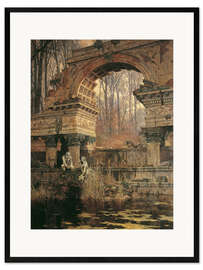 Framed art print The Roman ruins in Schönbrunn