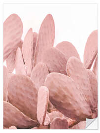 Naklejka na ścianę Pink Cactus