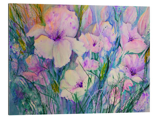 Tableau en plexi-alu Prairie de printemps