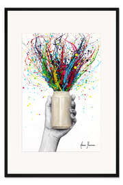 Gerahmter Kunstdruck Halb voll