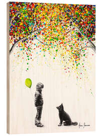 Wood print Gray Becomes Colourful - Ashvin Harrison