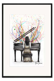 Gerahmter Kunstdruck Flügel Solo - Ashvin Harrison