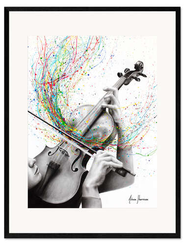 Kehystetty taidepainatus The Violin Solo