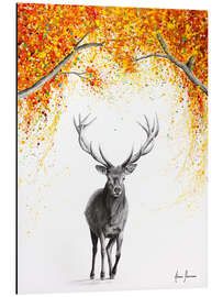Magnettafel Der träumende Hirsch