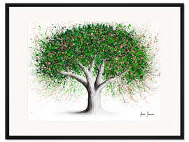 Gerahmter Kunstdruck Stadtapfelbaum