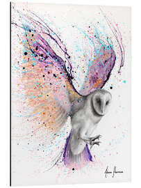 Magnettafel Leuchtende Mond-Eule