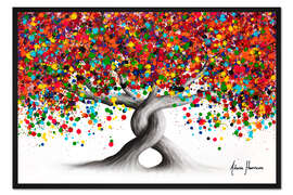 Gerahmter Kunstdruck Candy Twist Trees