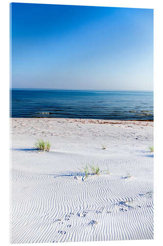 Acrylic print The beach and the sea