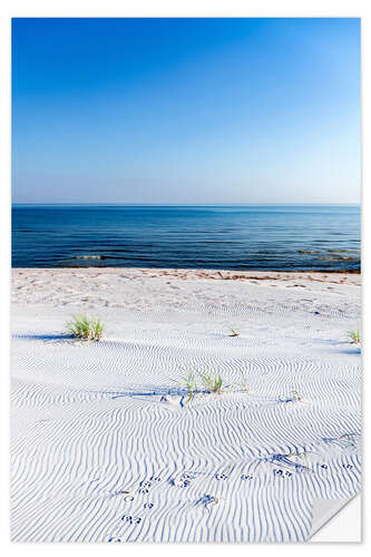 Muursticker The beach and the sea