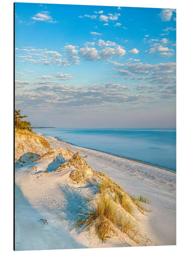 Alubild Morgenstimmung am Meer