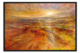 Gerahmter Kunstdruck Sonnenaufgang II