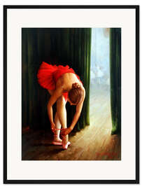 Gerahmter Kunstdruck Ballerina II