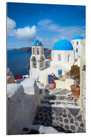 Gallery print Santorini in summer