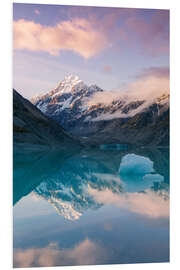 PVC-tavla Sunset at Mount Cook, New Zealand