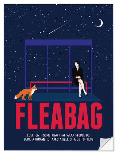 Selvklebende plakat Fleabag