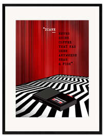 Kunsttryk i ramme Twin Peaks, Diane