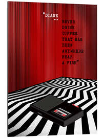 Magnettafel Twin Peaks, Diane