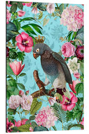 Magnettafel Papageienkönig