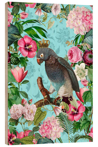 Hout print Parrot King