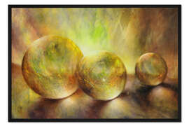 Gerahmter Kunstdruck Goldenes Licht