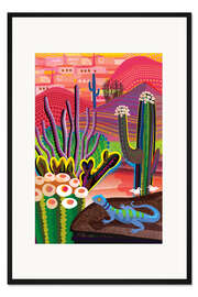 Gerahmter Kunstdruck Wüstenberg