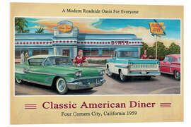 Stampa su PVC American Diner