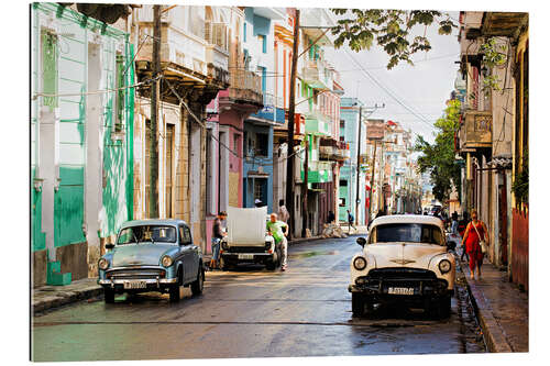 Tableau en plexi-alu Havanna Street