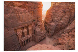 Aluminiumsbilde The treasury of Petra IV