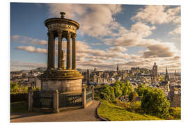 Stampa su PVC Vista da Carlton Hill a Edimburgo, Scozia