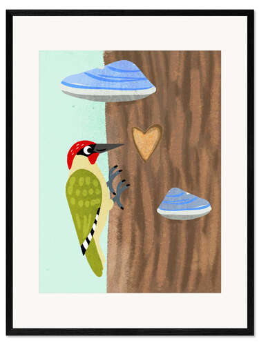 Framed art print Listen to your heart