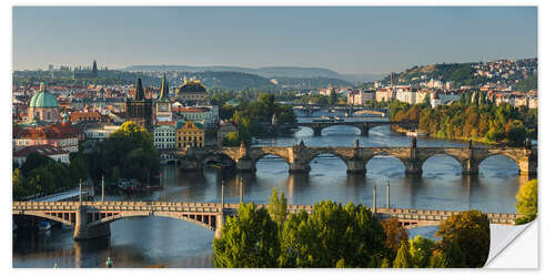 Selvklæbende plakat Prague