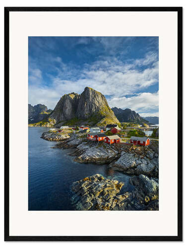 Plakat artystyczny premium w ramie Lofoten