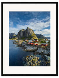 Innrammet kunsttrykk Lofoten