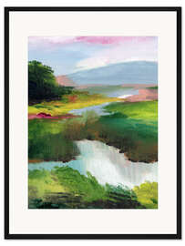 Gerahmter Kunstdruck Grünwald I