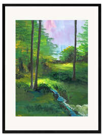 Gerahmter Kunstdruck Wildnis