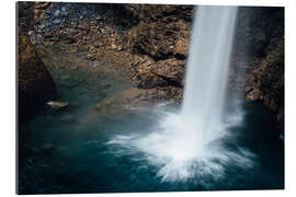 Gallery Print Wasserfall am Klausenpass, Schweiz