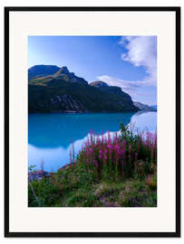 Kehystetty taidepainatus View at Lac do Moiry, Switzerland
