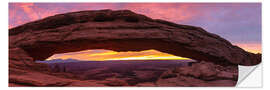 Sticker mural Mesa Arch au lever du soleil