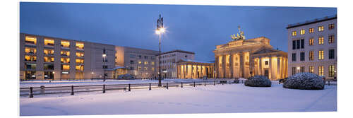 Obraz na PCV Brandenburg Gate in winter