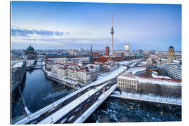 Galleriataulu Berlin city view in winter