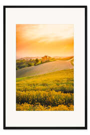 Gerahmter Kunstdruck Die Blüte in Langhe